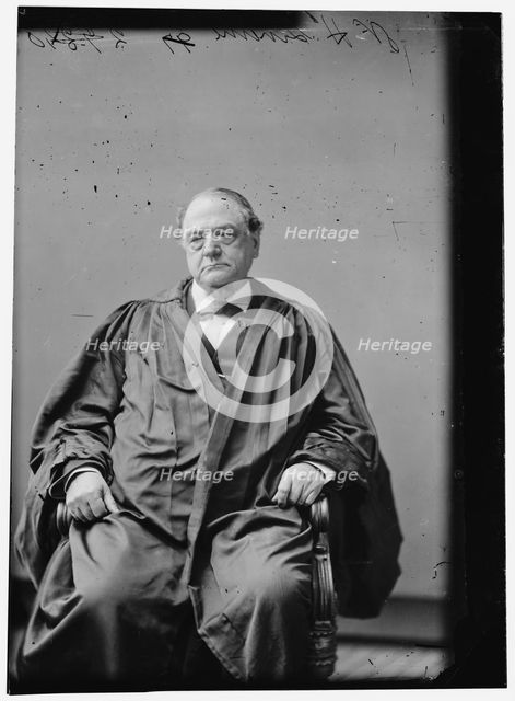 Swayne, Judge (Supreme Court), between 1870 and 1880. Creator: Unknown.