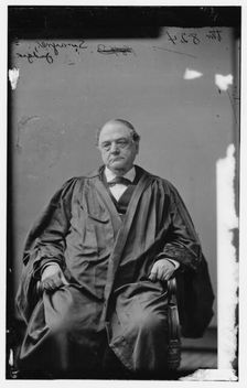 Swayne, Judge (Supreme Court), between 1870 and 1880. Creator: Unknown