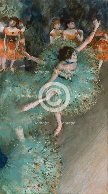 Swaying Dancer (Dancer in Green), 1877-1878. Artist: Degas, Edgar (1834-1917)