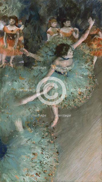 Swaying Dancer (Dancer in Green), 1877-1878. Artist: Degas, Edgar (1834-1917)