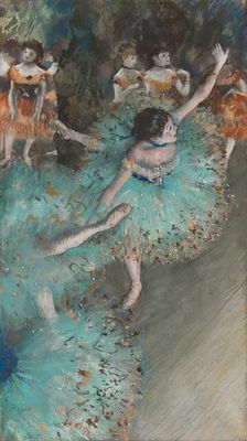 Swaying Dancer (Dancer in Green), 1877. Creator: Edgar Degas