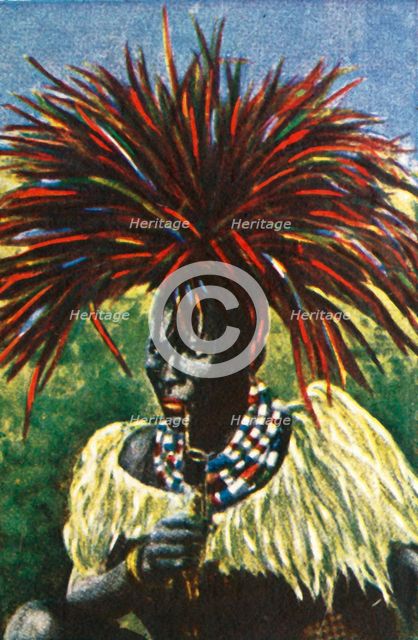 Swazi man from South Africa, c1928. Creator: Unknown.