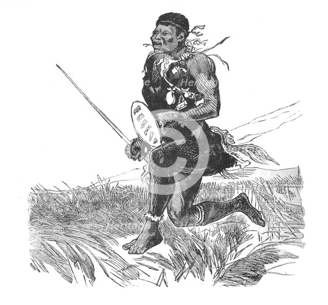 'Swazi Scout', c1880. Artist: Unknown.