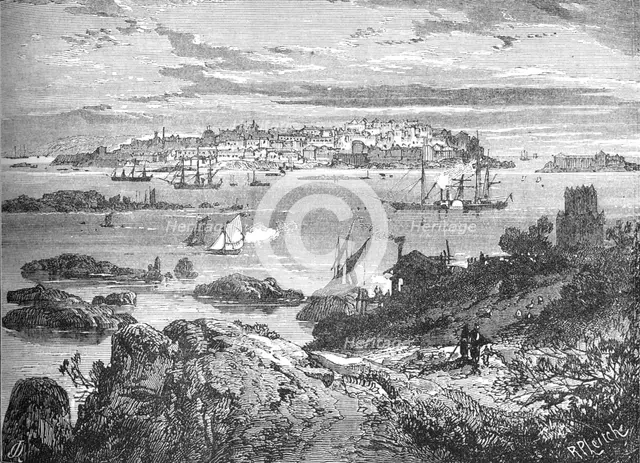 'Sweaborg', c1880. Artist: Richard Principal Leitch.
