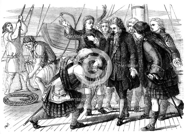 Swearing allegiance to Prince Charles Stuart, 18th century (19th century). Artist: Unknown
