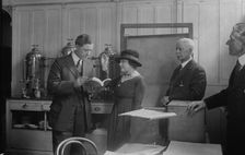 Swearing in a vote, Helen Moser, G.S. Mitchell, 1918. Creator: Bain News Service
