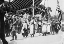 Sweden in N.Y. 4th July Parade, between c1910 and c1915. Creator: Bain News Service