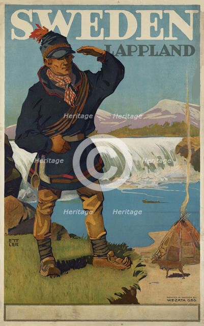 Sweden. Lappland, 1930. Creator: Ettler, Max (1879-1952).