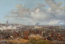Swedish Troops Assaulting the Town Gate of Leipzig, October 19, 1813, 1853
