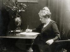 Swedish writer, Selma Lagerlof (1858-194), Marbacka, Sweden. Creator: Unknown