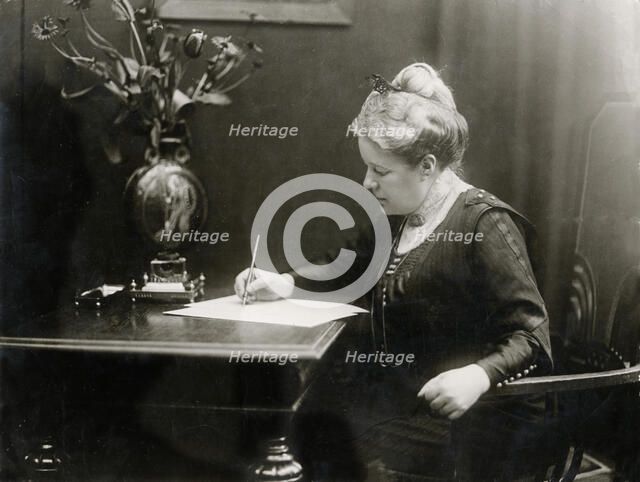 Swedish writer, Selma Lagerlof (1858-194), Marbacka, Sweden. Creator: Unknown.