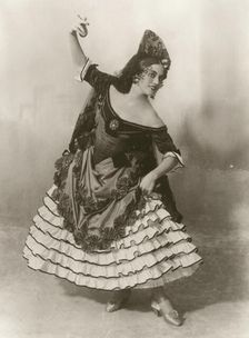 Swedish actress, Ebon Strandin (1894-1977), as Carmen in Geoges Bizet's 1922 opera. Creator: Unknown