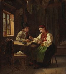 Swedish Folks, 1867. Creator: Karl Emanuel Jansson