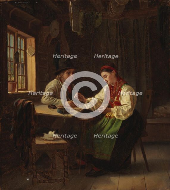 Swedish Folks, 1867. Creator: Karl Emanuel Jansson.