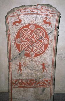 Swedish Iron Age stela
