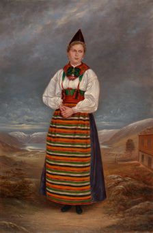Swedish Lady, ca. 1893. Creator: Antonio Zeno Shindler