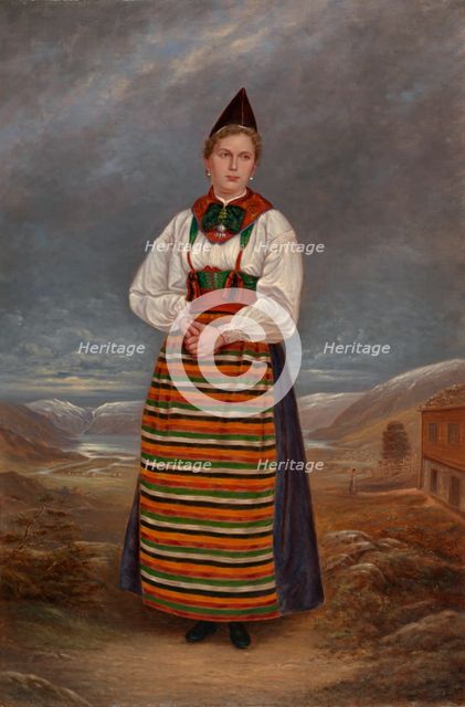 Swedish Lady, ca. 1893. Creator: Antonio Zeno Shindler.