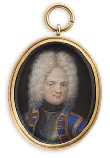 Swedish officer, 1700. Creator: Elias Brenner