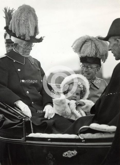 Swedish royal group photograph, 1937.  Creator: Unknown.
