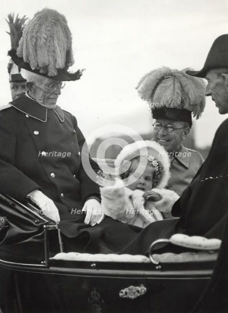 Swedish royal group photograph, 1937. Artist: Unknown