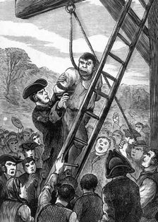 Sweeney Todd at the scaffold, c1880. Creator: Unknown