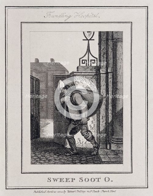 'Sweep Soot O', Cries of London, 1804. Artist: Anon