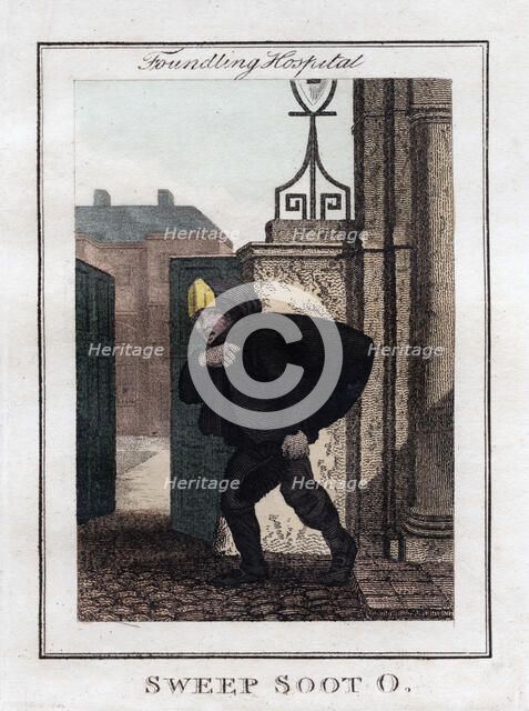 'Sweep Soot O', Foundling Hospital, London, 1805. Artist: Unknown