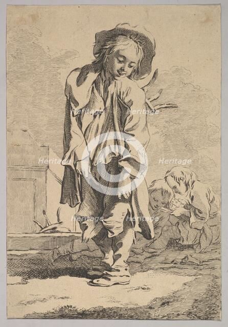 Sweeping from Top to Bottom. Creator: Jacques Philippe Le Bas.