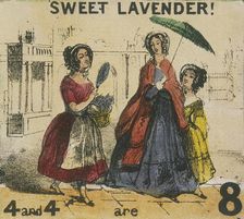 Sweet Lavender! London, c1840, Cries of London. Artist: TH Jones