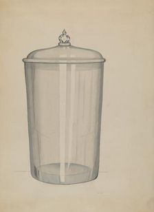 Sweet Meat Jar, c. 1936. Creator: Dorothy Posten