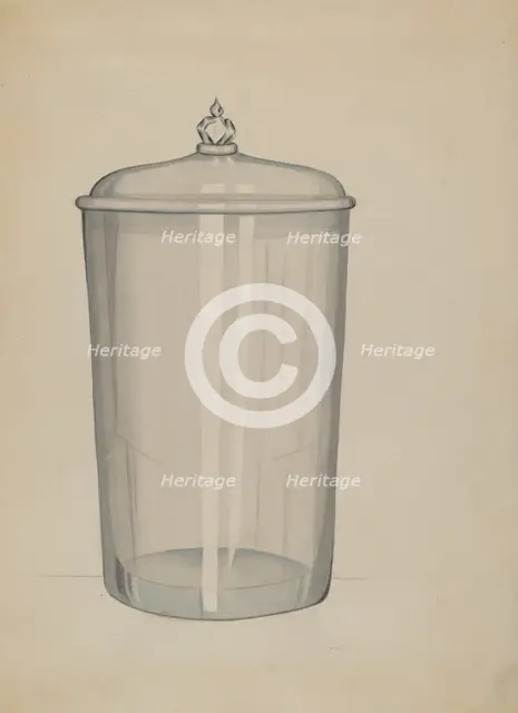 Sweet Meat Jar, c. 1936. Creator: Dorothy Posten.