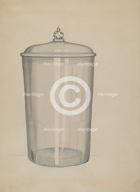 Sweet Meat Jar, c. 1936. Creator: Dorothy Posten.