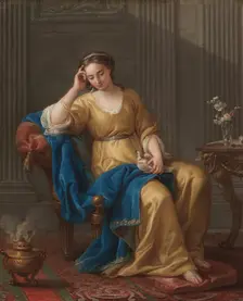 Sweet Melancholy, 1756. Creator: Joseph-Marie Vien (French, 1716-1809)