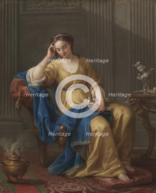 Sweet Melancholy, 1756. Creator: Joseph-Marie Vien (French, 1716-1809).