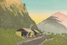 Sweet Sake House at the Foot of Mt. Hakone, 6:00 p.m. on a Spring Day, 1881, 1881. Creator: Kobayashi Kiyochika