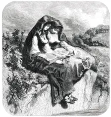 Sweet Summer Time - drawn by Gavarni, 1850. Creator: Unknown