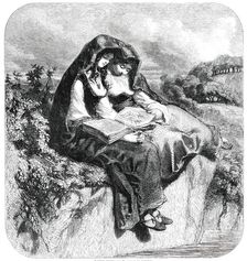 Sweet Summer Time - drawn by Gavarni, 1850. Creator: Unknown