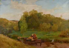 Sweet Water Meadows Of The West, 1893. Creator: John William North