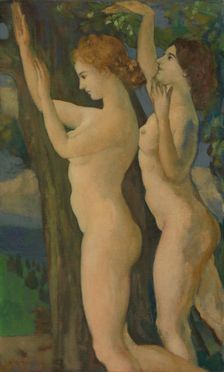 Sweet Tremulous Leaves, 1922/1923. Creator: Arthur Davies