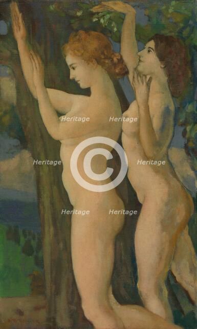 Sweet Tremulous Leaves, 1922/1923. Creator: Arthur Davies.