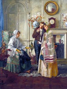 Sweethearts 1892. Artist: Walter Dendy Sadler