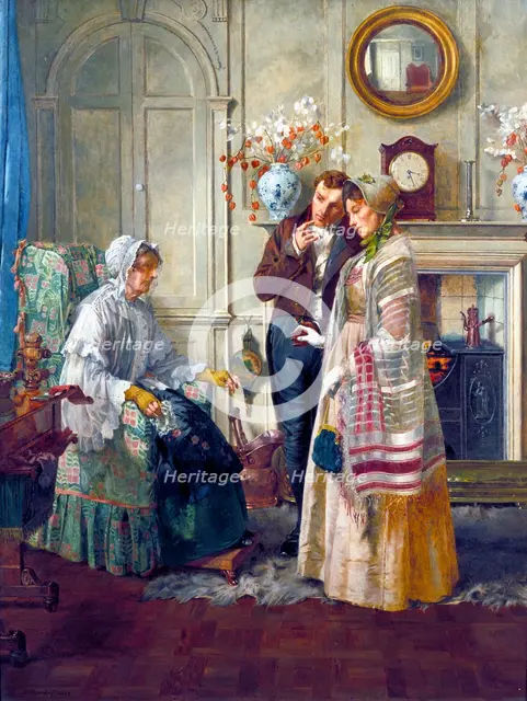 'Sweethearts', 1892. Artist: Walter Dendy Sadler