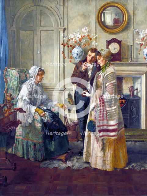 'Sweethearts', 1892. Artist: Walter Dendy Sadler