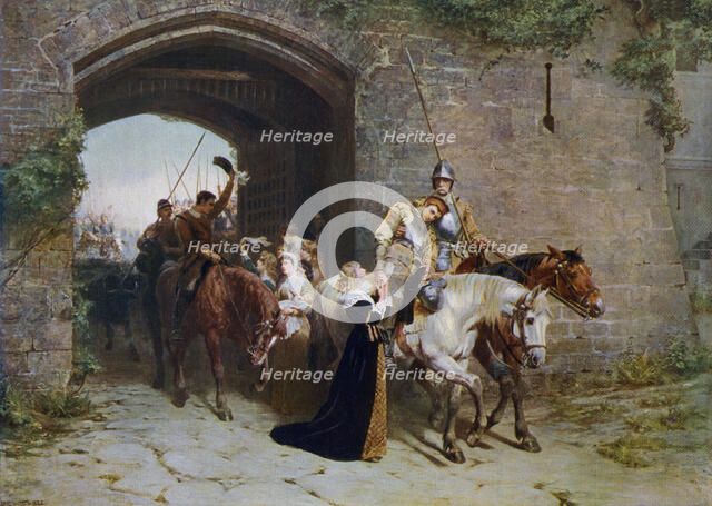 'Sweethearts and Wives', 1882, (1912).Artist: Samuel Waller