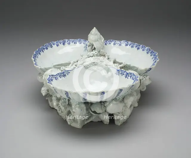 Sweetmeat Dish, Bow, c. 1750. Creator: Bow Porcelain Factory.