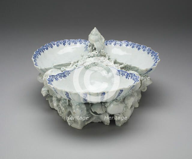 Sweetmeat Dish, Bow, c. 1750. Creator: Bow Porcelain Factory.
