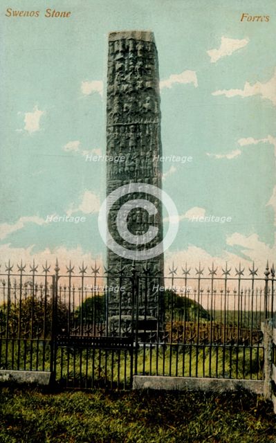'Swenos Stone - Forres', late 19th-early 20th century.  Creator: Unknown.