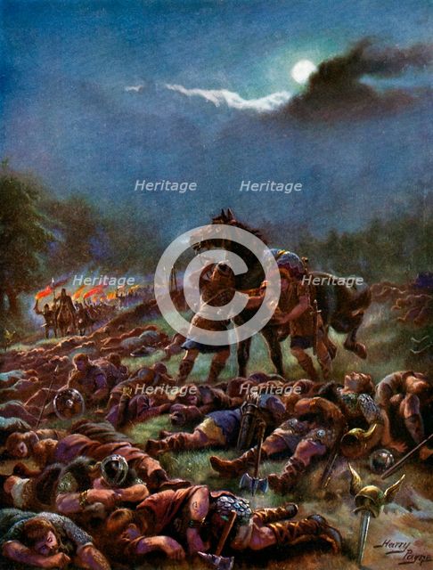 'Sweyn's Poisoned Army', (c1920).  Creator: Harry Payne.