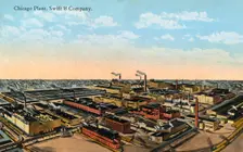 Swift & Company plant, Chicago, Illinois, USA, 1915