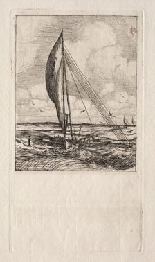 Swift Sailing Proa, Mulgrave Archipelago, Oceania, 1866. Creator: Charles Meryon (French, 1821-1868)